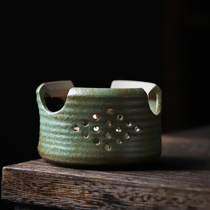 Ceramic Teapot Warmer Teapot Heater Base Candle Holder Tea Accessories - Image 4