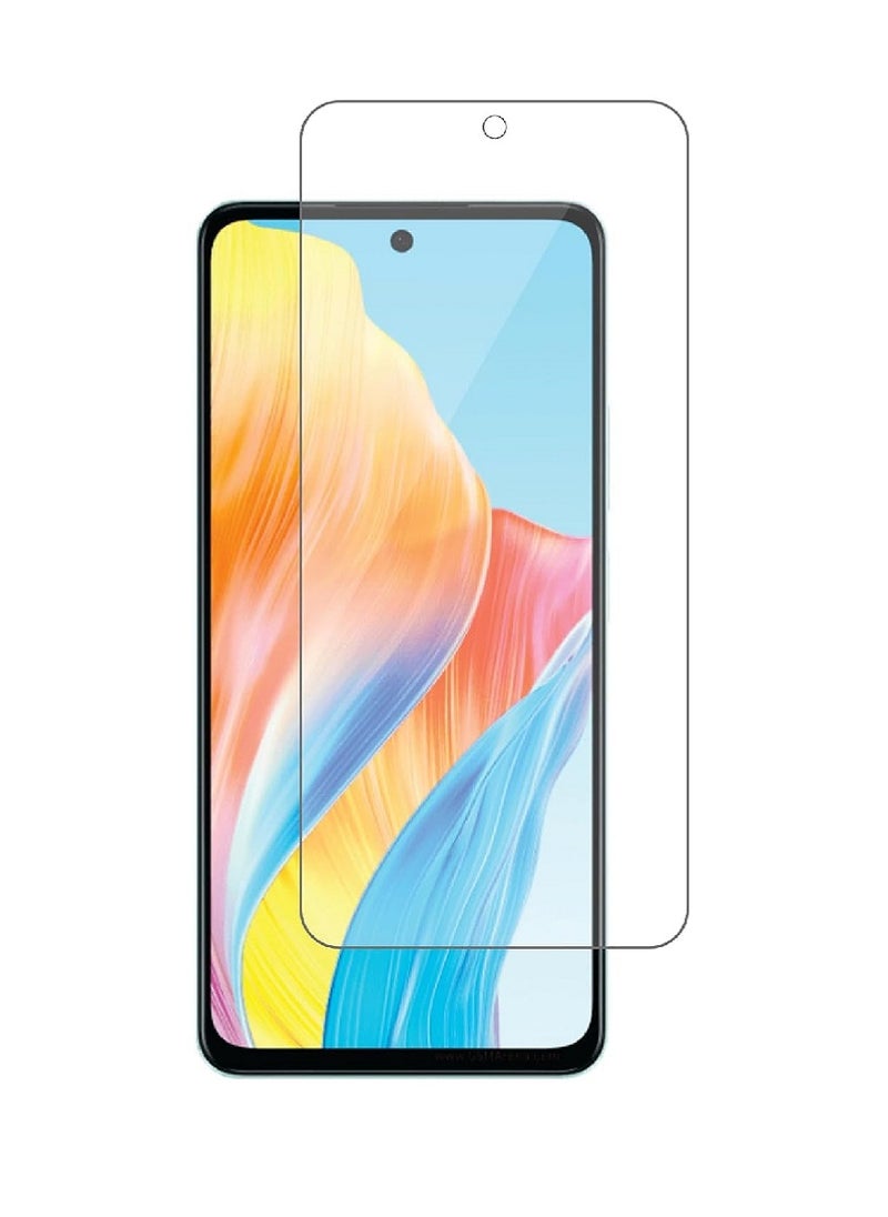 Super Tempered Glass Screen Protector Clear Designed For Oppo A58 Full Screen Coverage And Bubble Free - Image 1