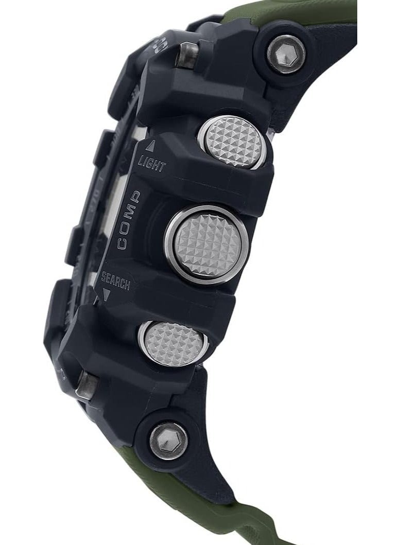 كاسيو ساعة كاسيو جي شوك للرجال - GG-1000-1A3DR مينا أسود، سوار أخضر - Image 2