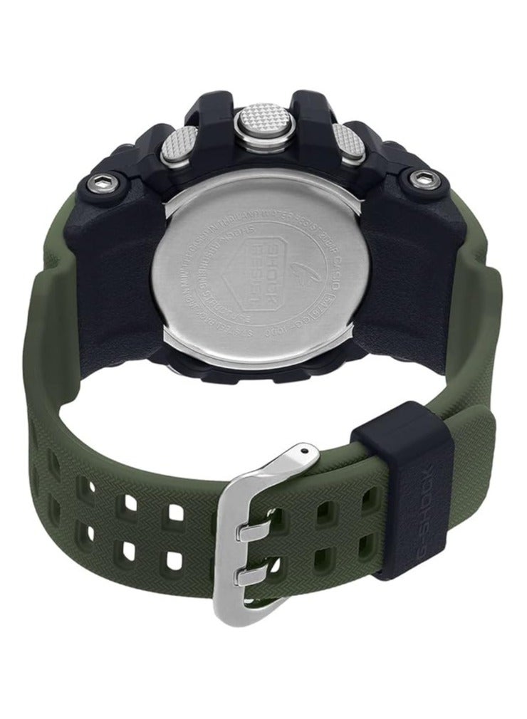 كاسيو ساعة كاسيو جي شوك للرجال - GG-1000-1A3DR مينا أسود، سوار أخضر - Image 3