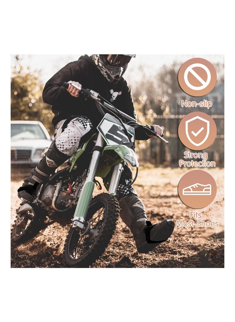 Generic Motorcycle Gear Shift Pads, Rubber Shoe Cover Accessories for Clutch Protection, 4-Piece Set for Men and Women, Essential Gear Shifter Protection.  - Image 2