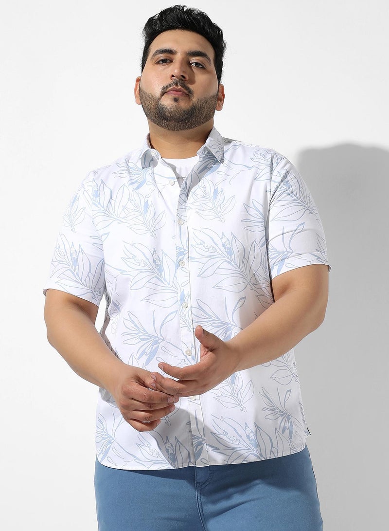 Instafab Plus Foliage Line Shirt - Image 1