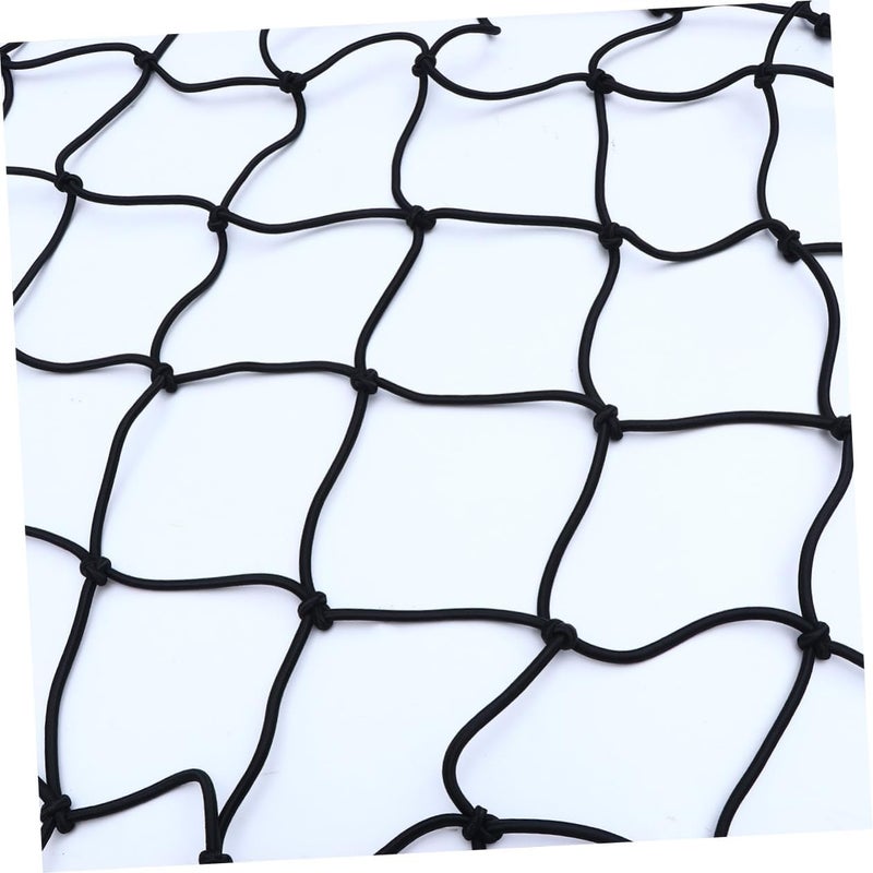 PRETYZOOM 1Pc Car Roof Luggage Net Elastic Cargo Storage Organizer for Vehicle Durable and Lightweight Material for Securing Boxes and Luggage Black - Image 4