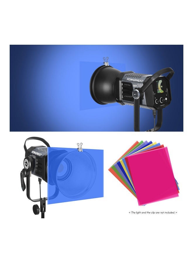 NIBEMINENT 8-Piece Gel Lighting Filter Set Multicolour - Image 4