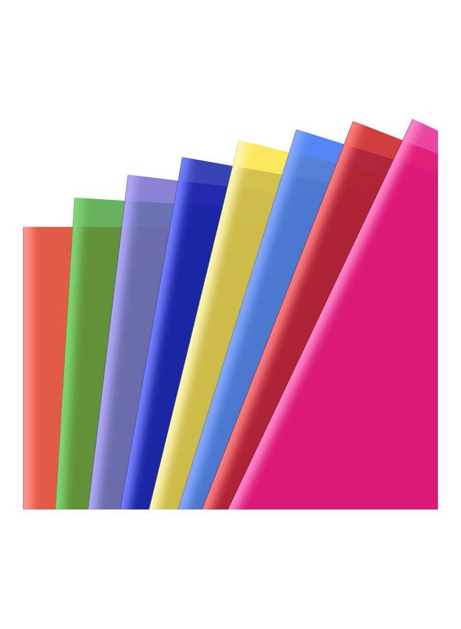 NIBEMINENT 8-Piece Gel Lighting Filter Set Multicolour - Image 2