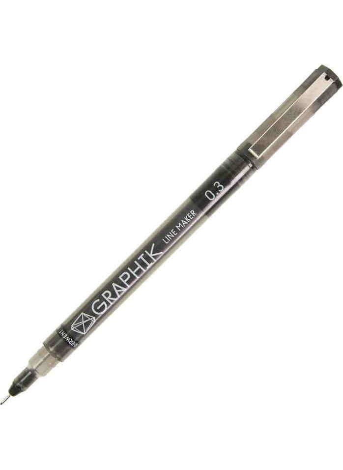 Derwent - Graphik Line Maker Technical Drawing and Graphics Pen 0.3 Black - Image 1
