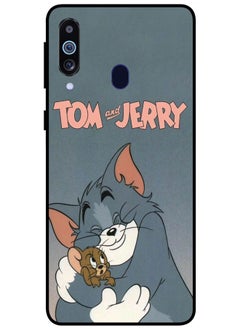 EYE CATCH Protective Case Cover For Samsung Galaxy M40 Smart Series Printed Protective Case Cover for Samsung Galaxy M40 Tom & Jerry  - Image 1