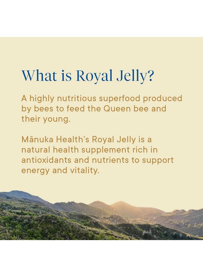 Manuka Health Royal Jelly Capsules, 1000mg NET - 365 Count (6-Month Supply) - Traditional Anti Aging Supplement from New Zealand - Image 3