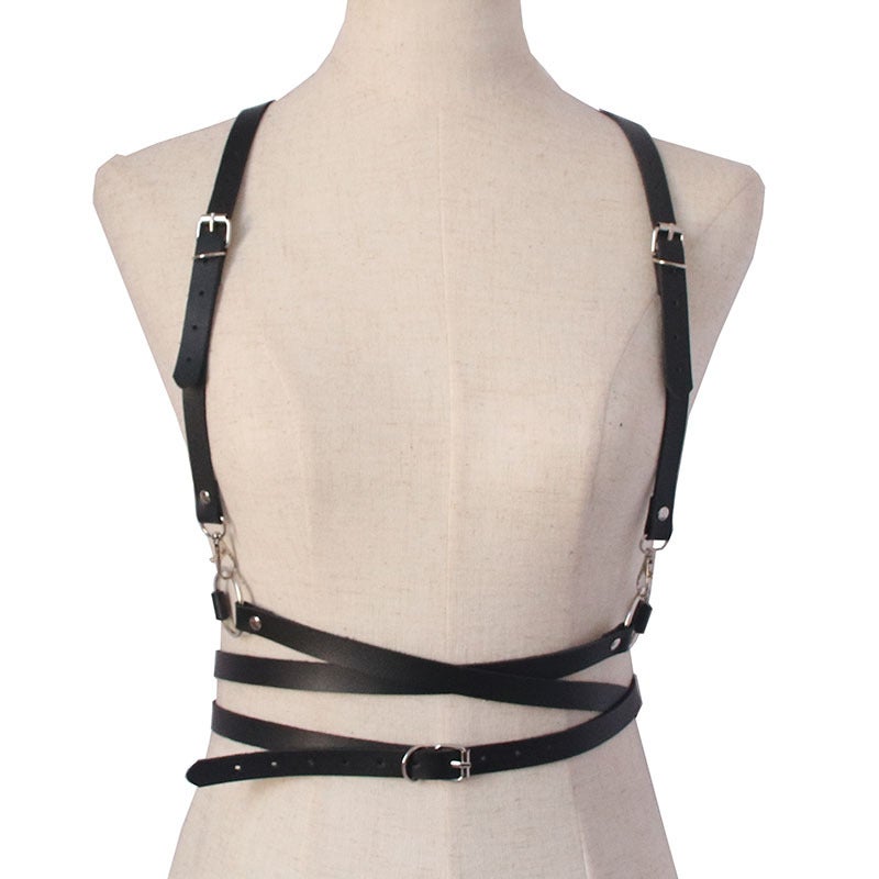 Celebrity Multi-Wrap Strap Waist Belt Fashion Accessory Sky Blue  - Image 5