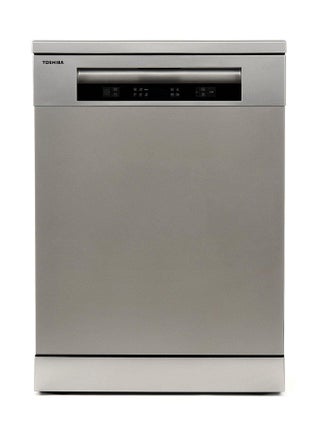 غسالة أطباق مزودة بعدد 6 برامج 2100 W DW-14F1ME(S) فضي