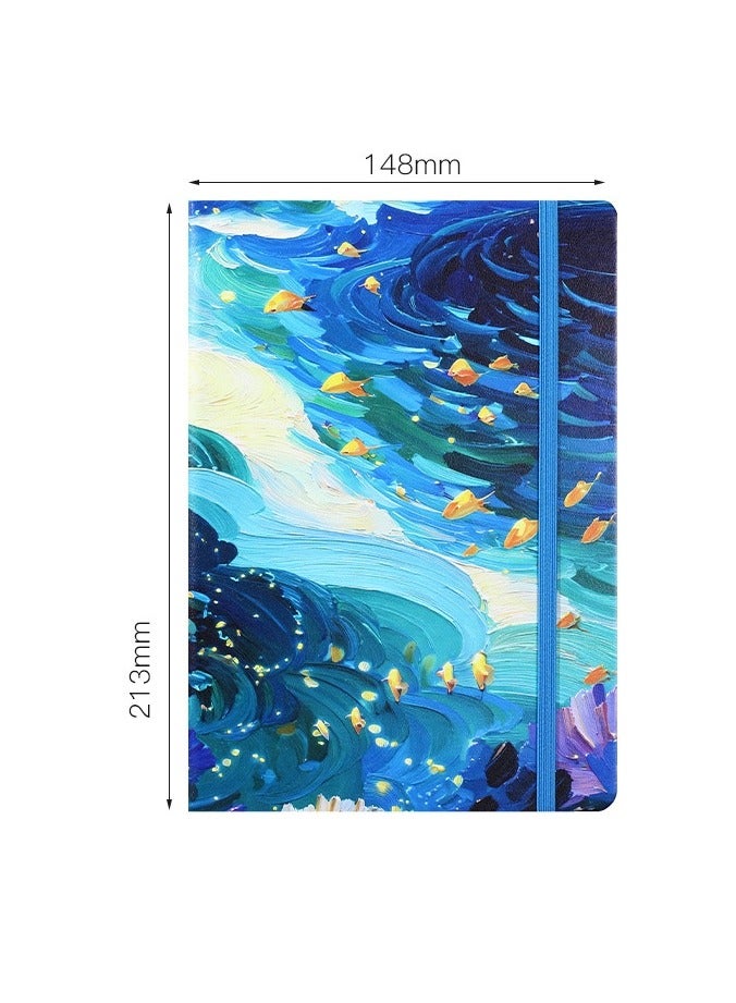 Nariele Creative Trend Oil Painting Color Printing A5 Notebook