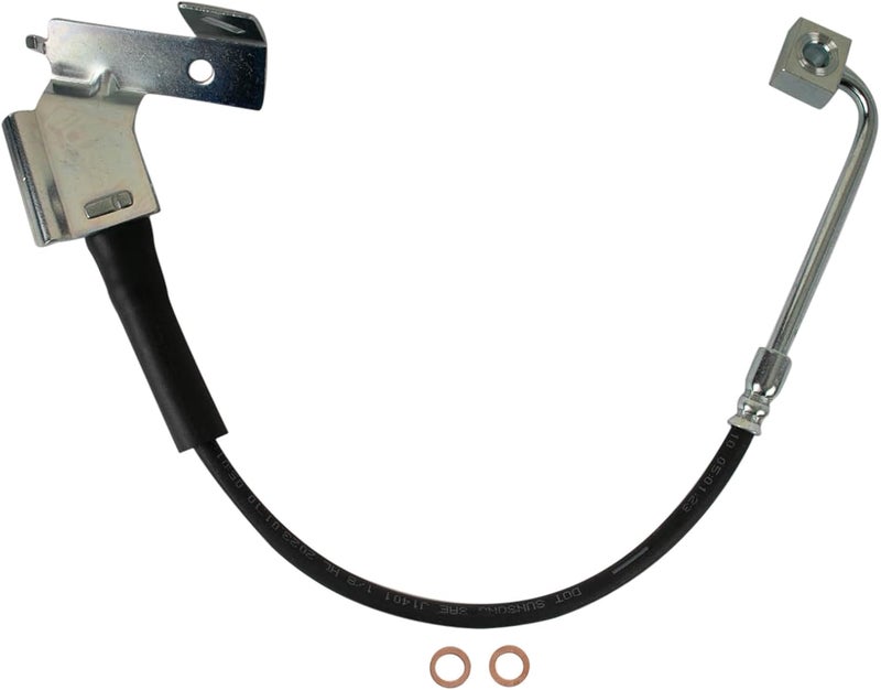 TRQ Front Brake Hose Set for 2004-2005 Dodge Ram 1500 - Image 3