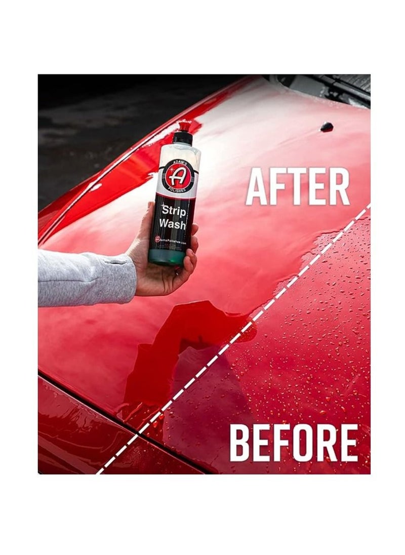 Adam's Polishes - Adam's Polishes Strip Car Wash Soap, Sealant & Car Wax Remover Shampoo, Thick Suds For Car Cleaning, Foam Cannon, Foam Gun, Sponge, Mitt, Chamois, Safe For Paint Glass Wheel Tire Ceramic Coating. - Image 1