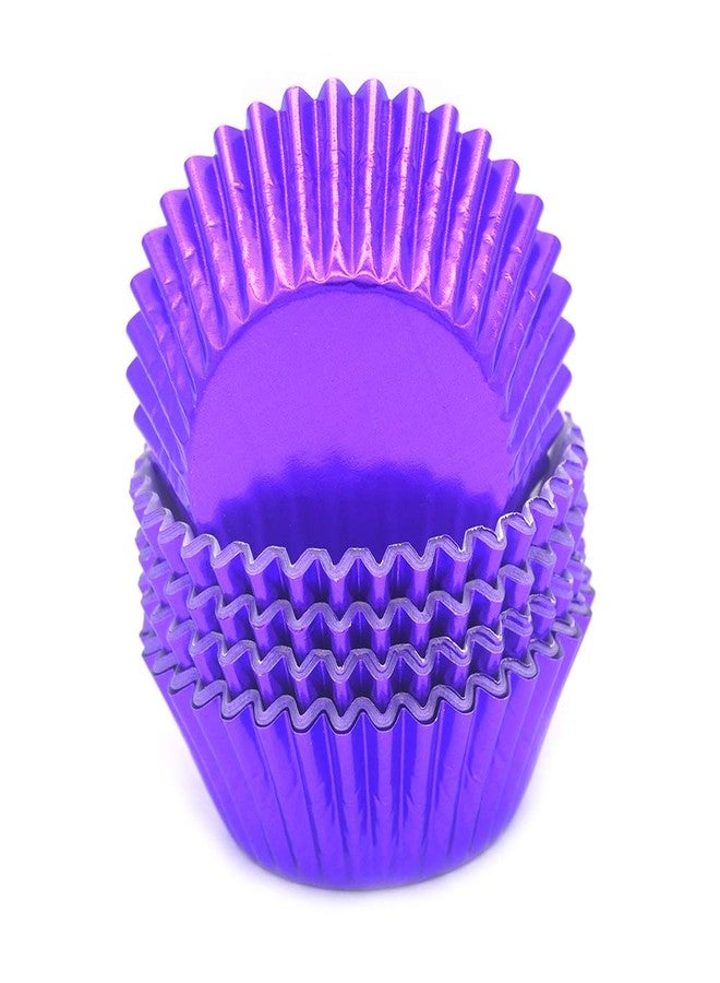 Mombake Standard Orange Foil Cupcake Liners Muffin Baking Cups for Party and More, 100-Count - Image 2