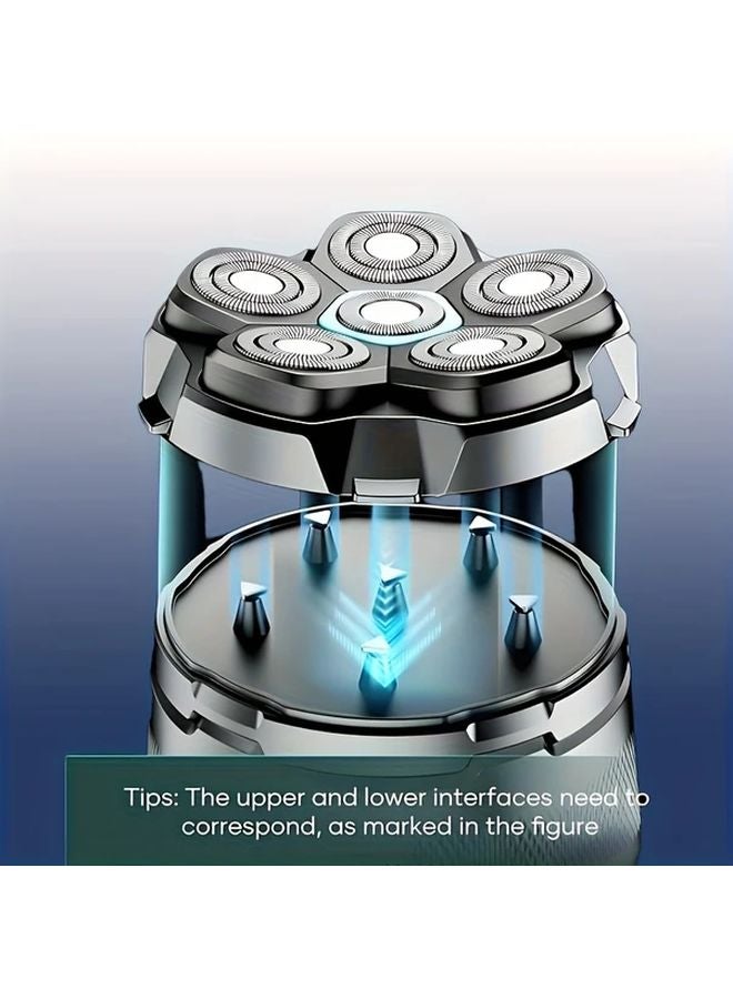 Feiyba 2 Piece Replacement Shaver Heads Floating Blades For Most Electric Razors - Image 5