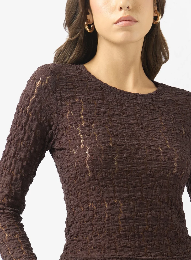 Ginger  Lace Detail Top for Women | Best Price UAE