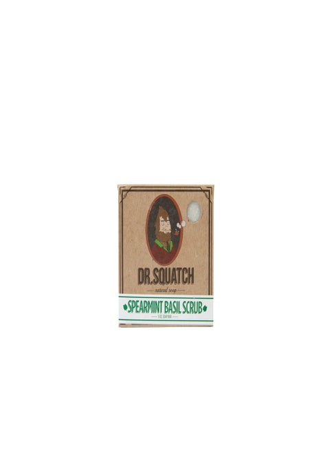 Dr Squatch All Natural Bar Soap for Men with Zero Grit Spearmint Basil