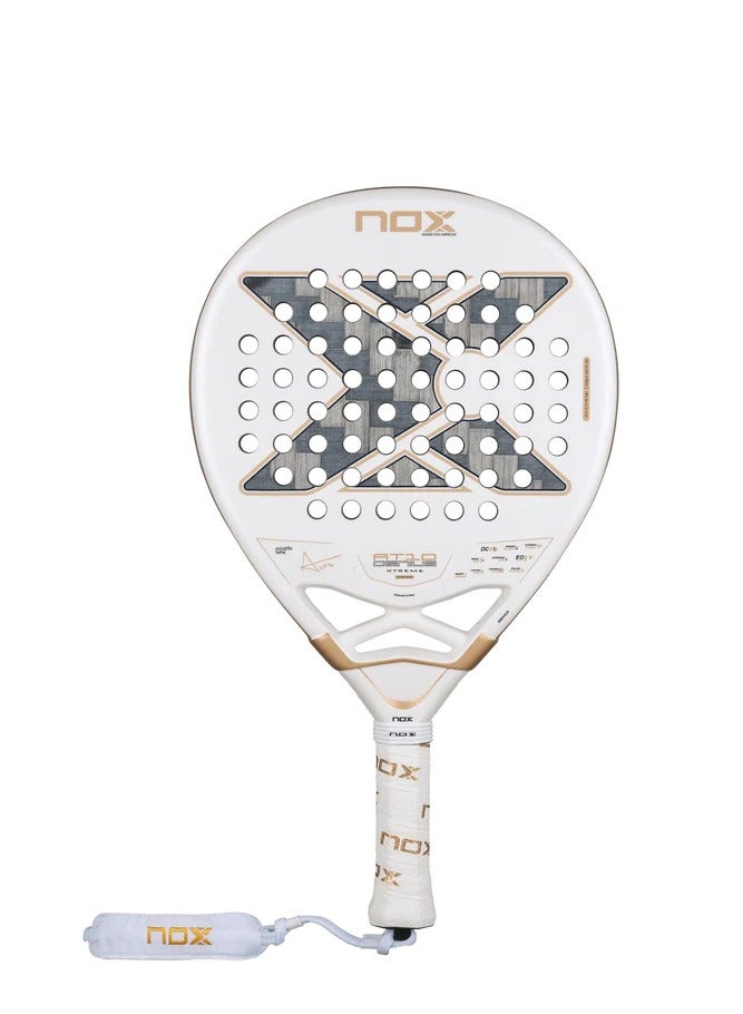 نوكس مضرب بادل نوكس AT10 لوكشري جينيوس 12K ألُوم إكستريم 2026 من تصميم أغوستين تابيا - Image 2