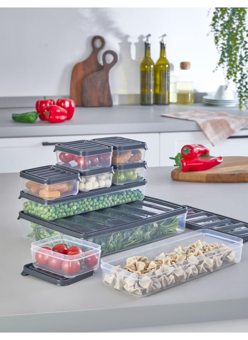 9 Piece Set Freezer, Legumes, Food Container, Picnic Breakfast Fresh Food Storage Container 1x2.5lt, 2x1lt, 6x250ml - pzsku/Z2F1EAC6A0CE9551F689CZ/45/_/1728063395/5be5bee5-82b5-4586-990c-494083fe3238