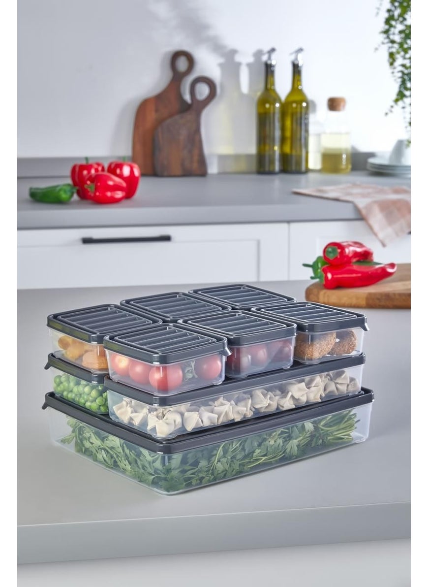 9 Piece Set Freezer, Legumes, Food Container, Picnic Breakfast Fresh Food Storage Container 1x2.5lt, 2x1lt, 6x250ml - pzsku/Z2F1EAC6A0CE9551F689CZ/45/_/1730739294/629bf0ab-f4be-4f0e-8b45-c9289755a36f