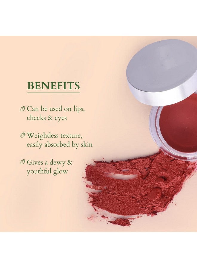 Lotus Organics+ Tangy Orange Lip & Cheek Tint|Natural Organic & Youthful Glow|All Skin Types|10Gm  - Image 2