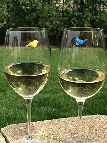 Simply Charmed Bird Wine Glass Charms - Magnetic Drink Markers to Identify All Your Glassware - Set of 6 Cocktail Charms - Image 5
