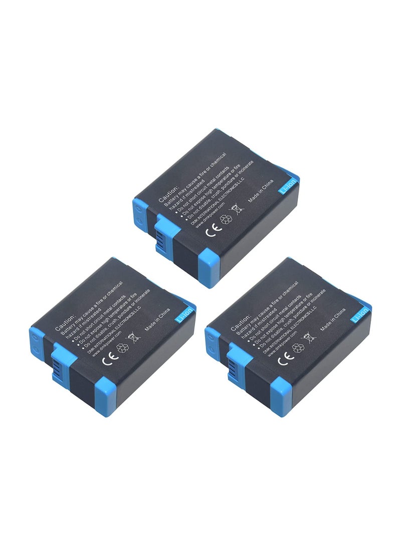 DMK Power بطارية DMK Power AHDBT-901 (1950mAh) 3Pack مع شاحن LED من نوع C USB ب3 قنوات متوافق مع بطارية وشاحن Hero 9/10 - Image 5