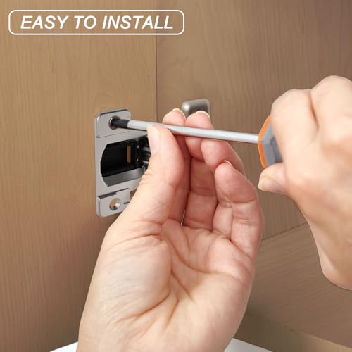 Holdly Replacement for Blum 33.3600,Compact 33 Screw on 110 Degree Opening Face Frame Cabinet Hinges,Cabinet Door Hinges,Replace Original Blum Hinges(with Screws, Mounting Plate Not Included) (4 Pack) - Image 4