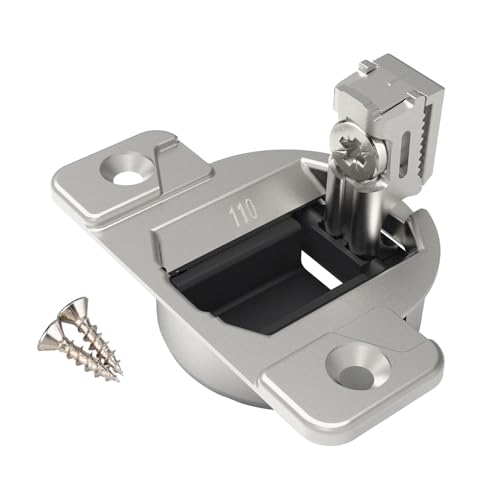 Holdly Replacement for Blum 33.3600,Compact 33 Screw on 110 Degree Opening Face Frame Cabinet Hinges,Cabinet Door Hinges,Replace Original Blum Hinges(with Screws, Mounting Plate Not Included) (4 Pack) - Image 1