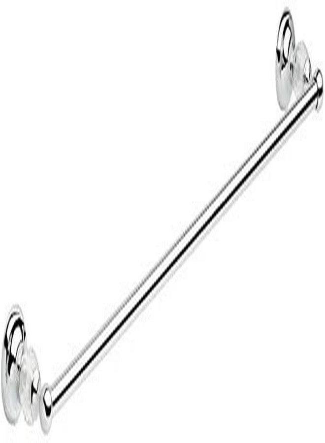 DELTA FAUCET NOR24-CHC Nora Wall Mounted 24 in. Towel Bar in Polished Chrome and Glass - Image 1