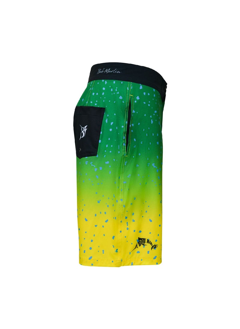 BOB MARLIN Bob Marlin Performance Board Shorts Swimming Trunks Quick Dry Bob Mahi  - Image 3