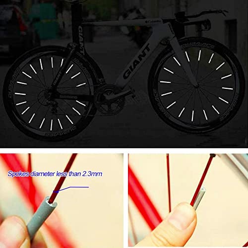 catazer 3M Bicycle Spoke Reflector, Bike Reflective Strips for 360° Visibility, Easy Install Night Safety Tape, Waterproof for Road, Mountain, and Kids’ Bikes - Image 5