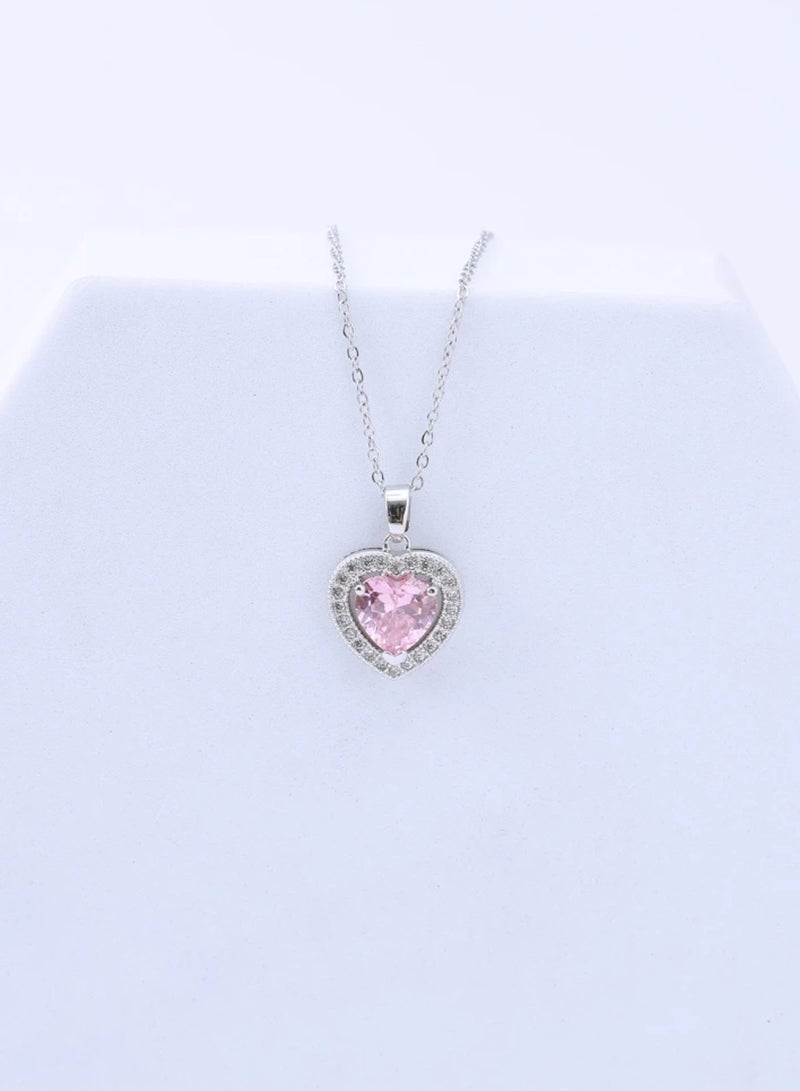 إيكوال سلسال نسائي أنيق من الاستانلس ستيل مطلي باللون الفضي - Image 3