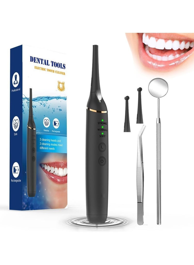 general Plaque remover kit, tooth cleaning tool kit with 3 modes, portable tooth stain removal tool, no water flosser required ith IPX6 waterproof/LED to remove food debris - Image 1