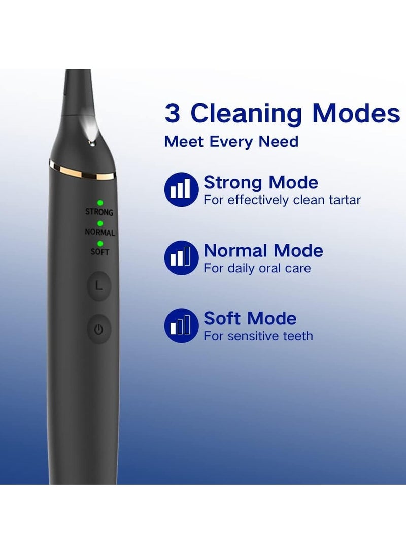 general Plaque remover kit, tooth cleaning tool kit with 3 modes, portable tooth stain removal tool, no water flosser required ith IPX6 waterproof/LED to remove food debris - Image 3