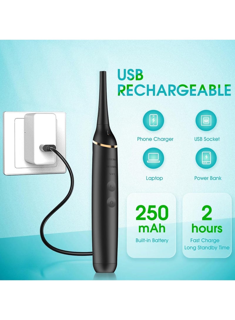 general Plaque remover kit, tooth cleaning tool kit with 3 modes, portable tooth stain removal tool, no water flosser required ith IPX6 waterproof/LED to remove food debris - Image 5