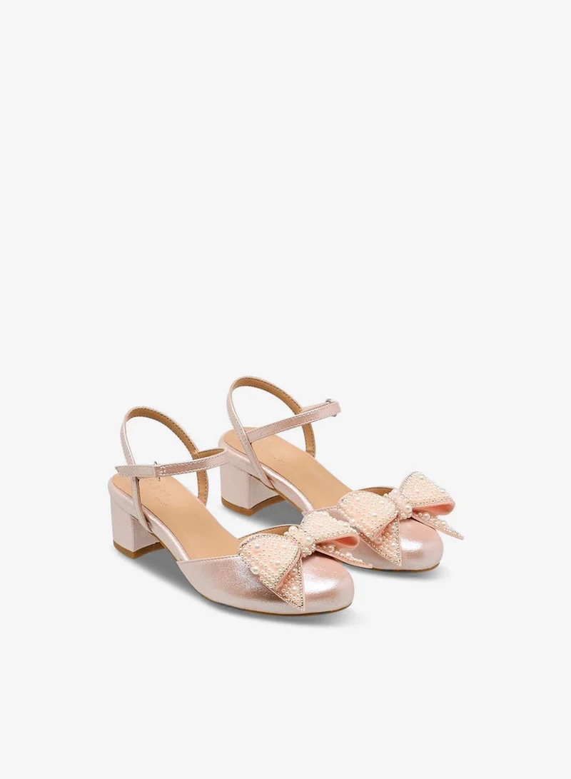Celeste Girls Block Heel Sandals Ramadan Collection