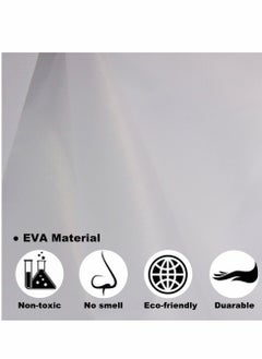 Generic Rain Poncho for Adults 1 Pack Eva Women and Men Reusable Raincoat Jacket Packable Family Fishing Travel Emergency No Pvc with Hood Elastic Sleeving  - Image 4