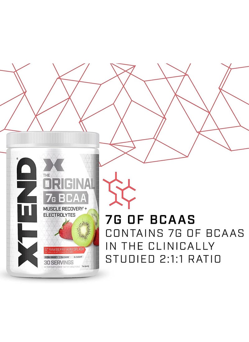 SCIVATION Xtend The Original 7G BCAA Muscle Recovery -  Strawberry Kiwi Splash - (30 Servings)  - Image 3