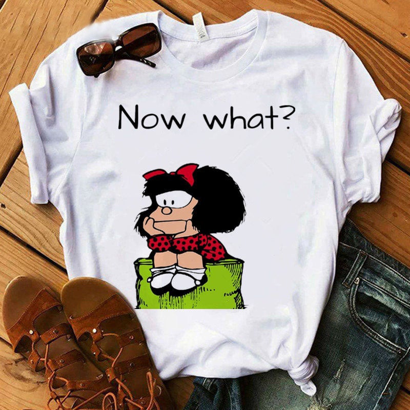 [Same Day] T-Shirt Women'S Short Sleeve Printed T-Shirt Cartoon Source Women'S Clothing - Image 2