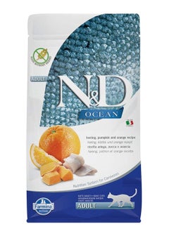 Farmina Ocean Herring, Pumpkin & Orange Adult Cat Food 300g 