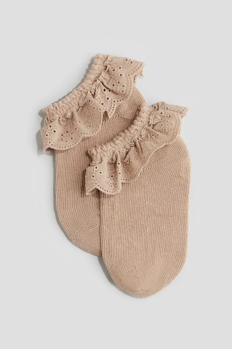 H&M 5-pack shaftless socks