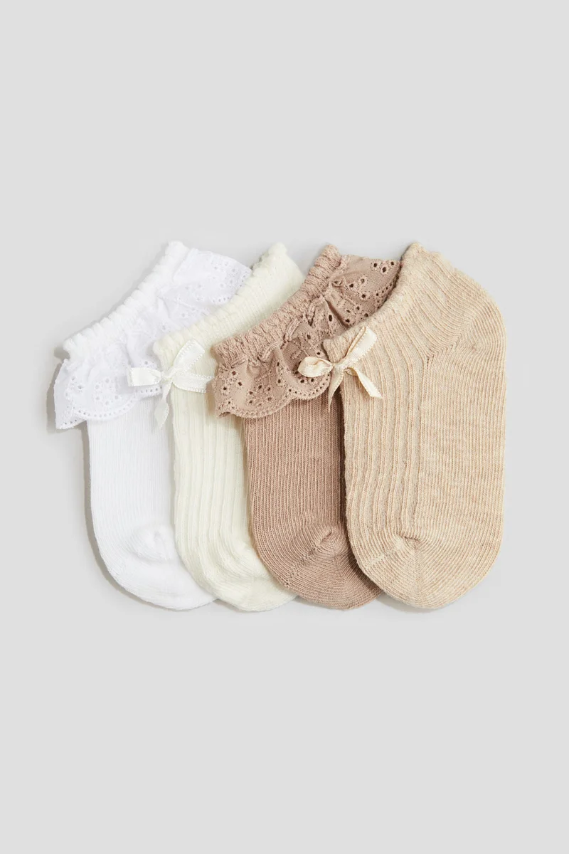 H&M 5-pack shaftless socks
