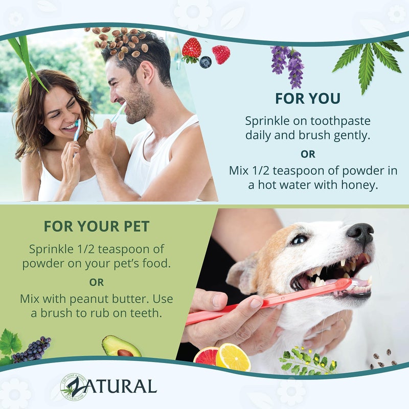 Zatural Neem Bark Powder 16ounce-Dental and Digestion Support-Tooth Powder-Pure Neem Bark Powder - Image 5