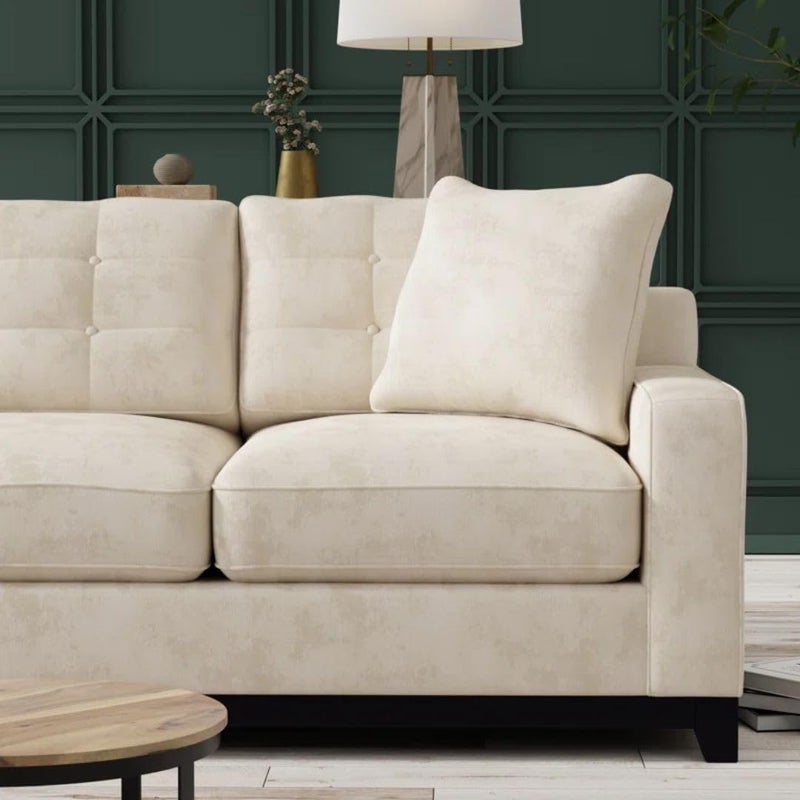 Comfynest 93" Square-Arm Convertible Sofa Bed - Image 2