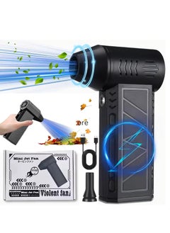SUPREMIUM SnowWhiz LED Turbo Blower, 3-Speed Mini Electric Snow Blower, Quiet Turbo Fan with LED Light, Compact Snow Removal Tool for Cars, Driveways & Home, Long Battery Life, 2 Nozzles Included  - Image 1