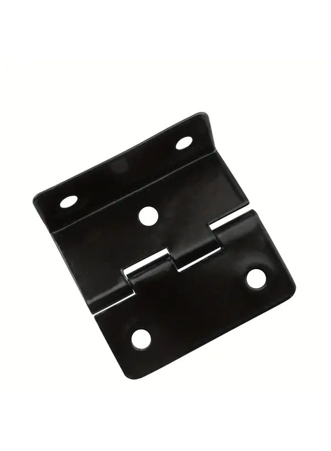 6 PCS Black Polished Metal Folding Shutter Hinges For Cabinets And Furniture - Image 4
