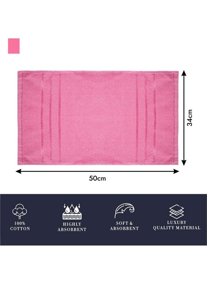 Kuber Industries - Face Towel | Cotton Towels For Facewash | Towels For Daily Use | Workout Hand Towel | Lining Design | 14X21 Inch | Pack Of 3 | Multi - Image 1