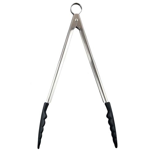 CUISIPRO Silicone Tong 12" Black - Image 1