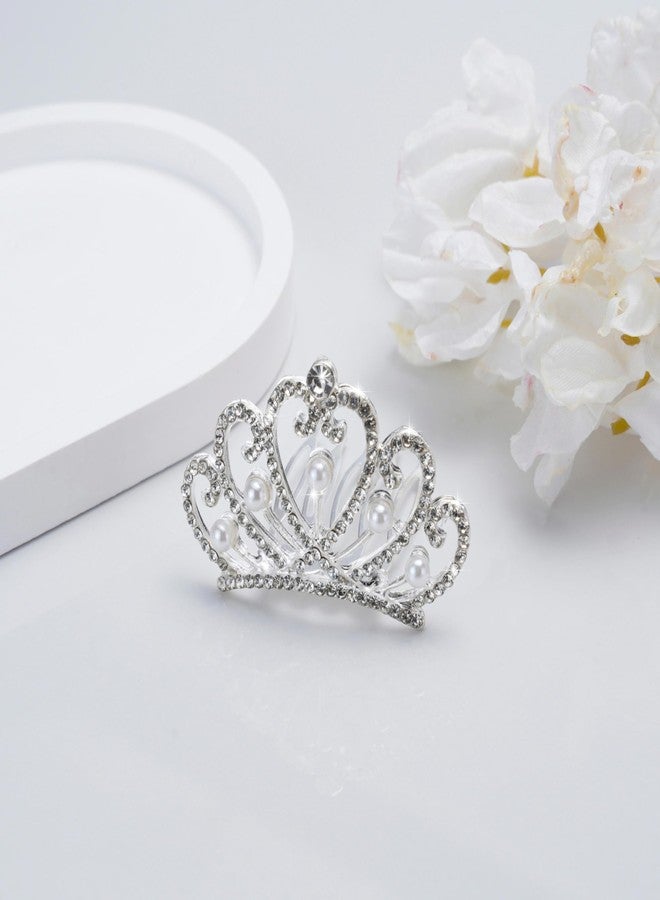 JINYEAH Mini Headbands Tiaras with Hair Comb for Women Princess Style1 - Image 3